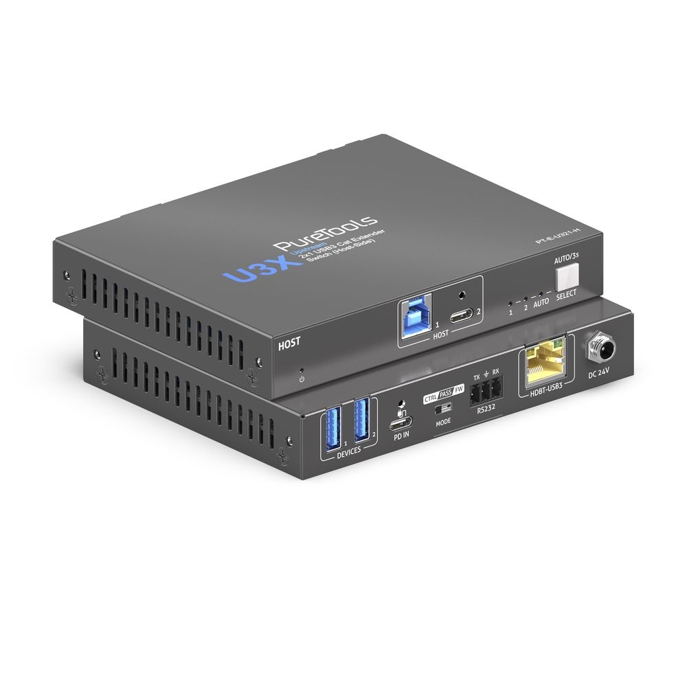 2x1 USB 3.2 HDbase förlängare Host