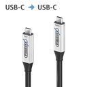 USB-C välijohto AOC 3.2 optinen USB-C-uros USB-C-uros  