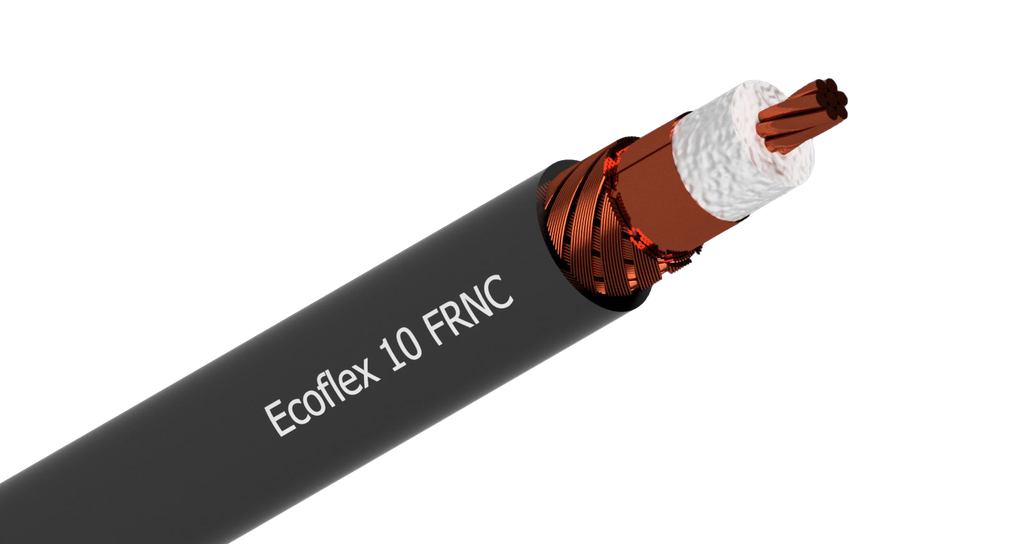 Antennikaap 50ohm Ecoflex10 FRNC ø10,2 mm 102m kela Cca CU