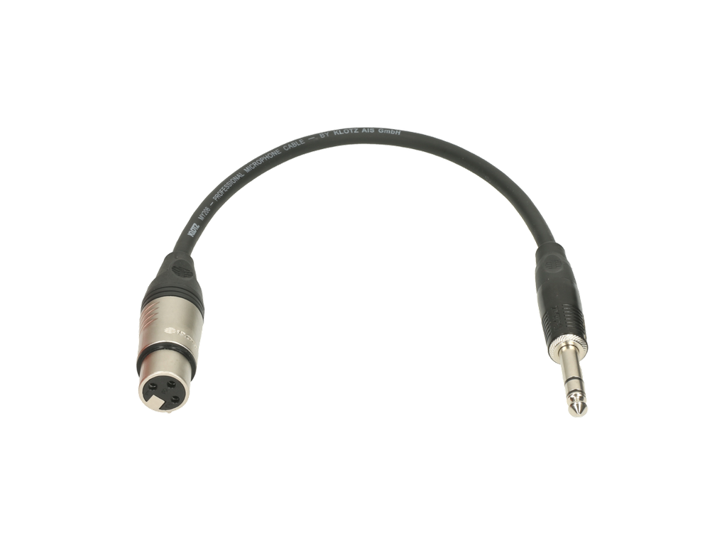 XLR3-naar/6,3-uros ster Klotz musta M1 Prime balansoitu