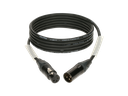 XLR3-naaras/XLR3-uros digital musta AES DMX OT206Y 