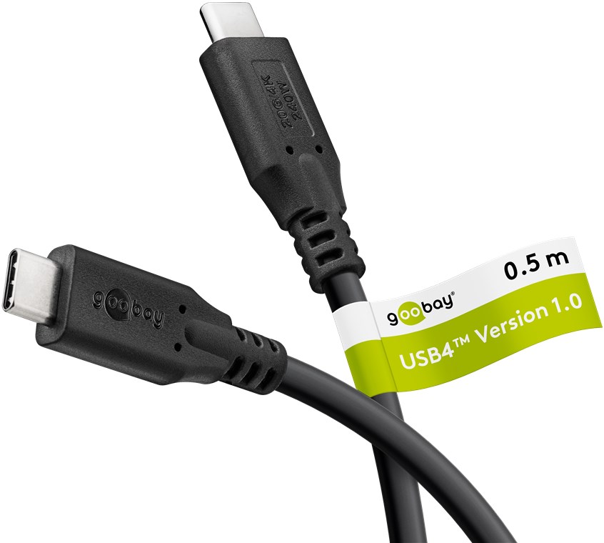 USB-C välijoht, USB4, 240 W, 20 Gbit/s,