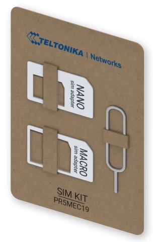 SIM adapteri kitti Teltonikan reitittimille