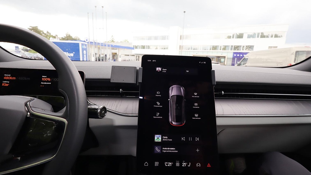 ProClip autokoht kiinn keskelle Polestar 3 2024-2025 