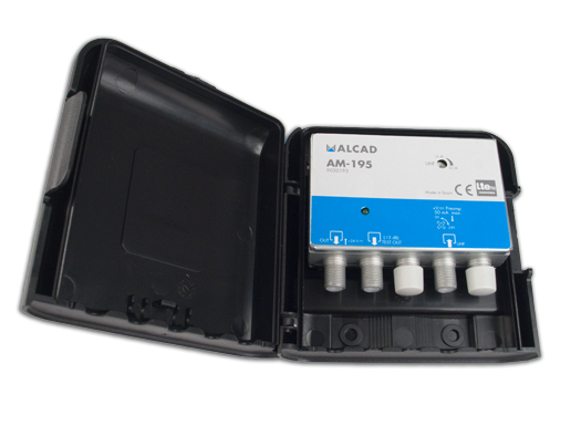 Mastförstärkare UHF 32 dB LTE700 24 V DC