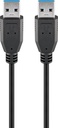USB-A-uros/USB-A-uros välijohto USB3.0 bulk 