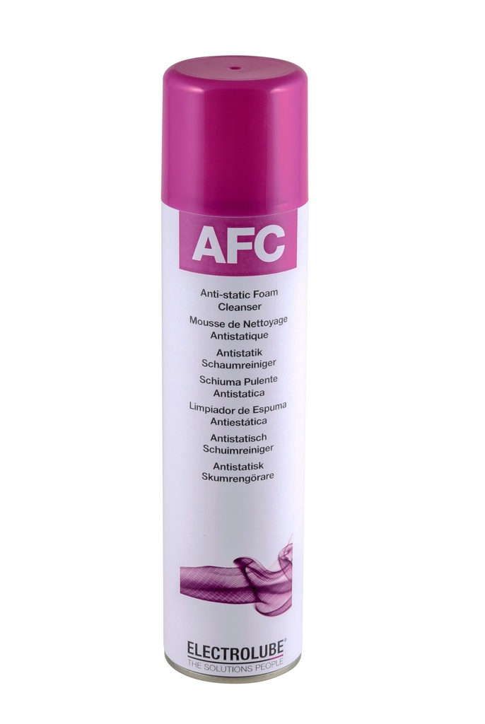 Electrolube AFC – antistaattinen vaahtopuhdistusaine, 400 ml aerosoli
