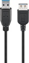USB A-uros/USB A-naaras 3.0 välijohto TK39
