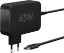 USB-C power supply for laptops, 65 W, black