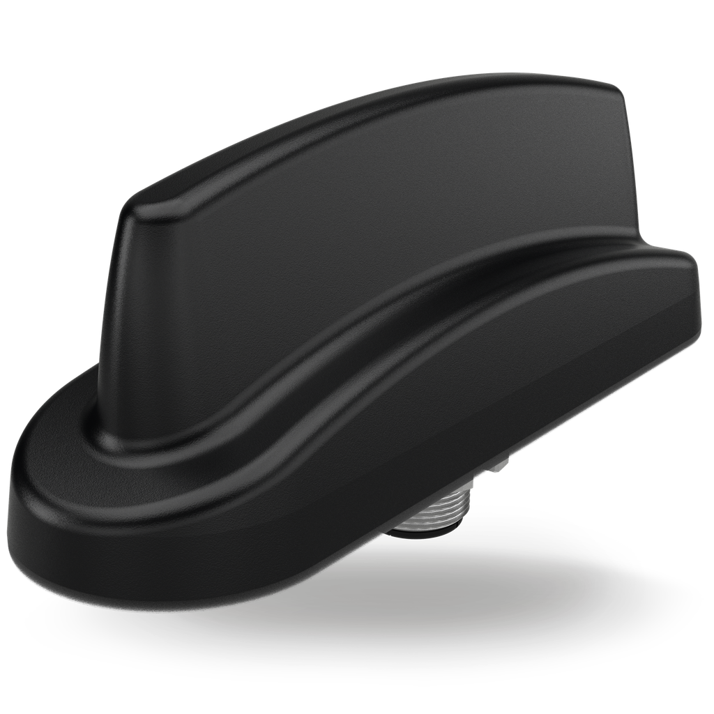 5G antenni M2M/IOT käyttöön 2x2 MiMo 698-3800 MHz musta mutteri kiinnitys RG174 kaapeli SMA-uros liitin