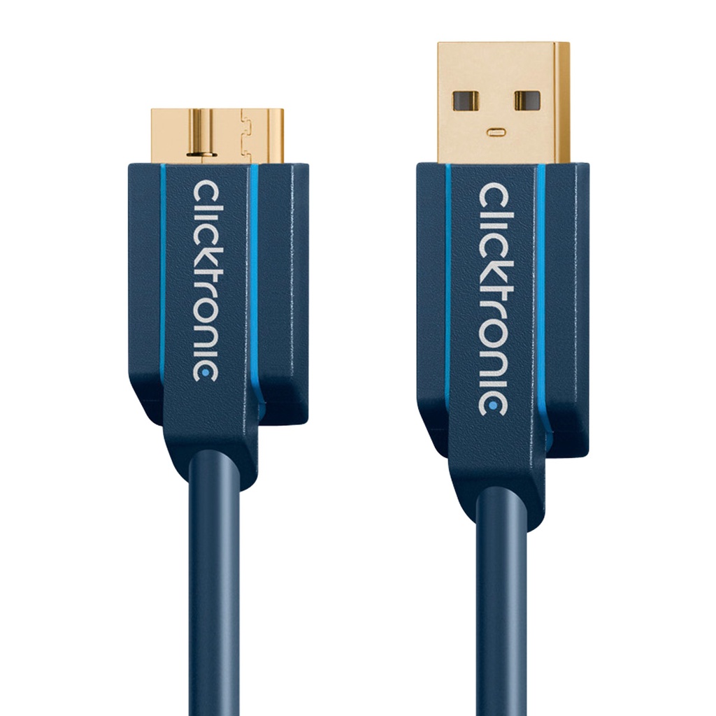 USB-A-uros/micro-B 3.0 välijohto