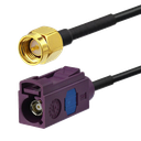 Fakra D-hona/SMA-hane Aircell 5 Eca RF-kabel