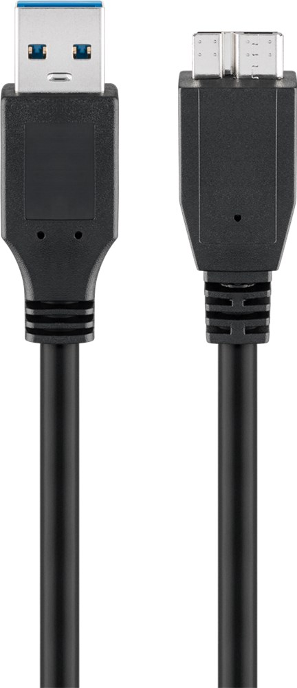 USB-välij A-uros/B-micro USB 3.0 