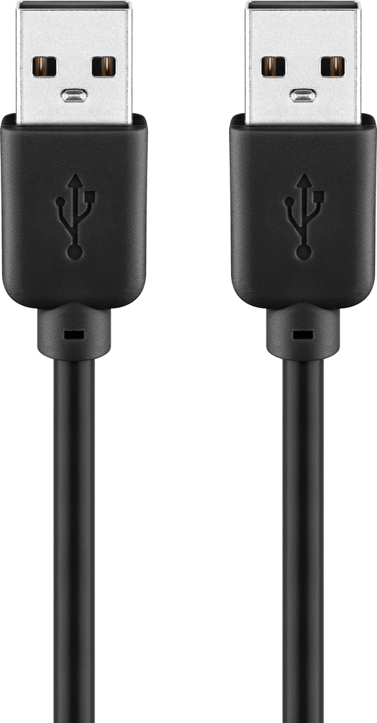 USB-A-uros/USB-A-uros välijohto 2.0 bulk TK1030