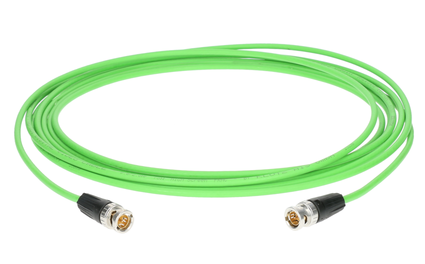 BNC-uros/BNC-uros 0.6/2.8 AF vihreä UHD6G HD-SDI Neutrik-liittimet VD062SH-e