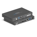 USB-C HDMI 2×1 4K 18 Gbps multi-format esitysswitch KVM HDBaseT 3.0 PoC PD 100 W