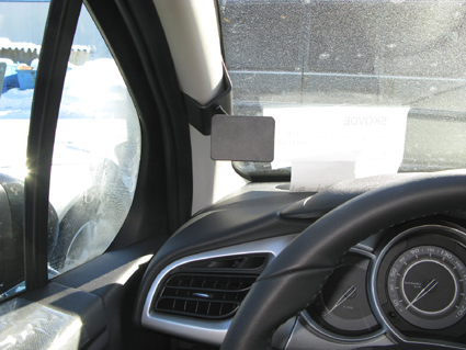 Brodit 804455 ProClip A-pillar mount Citroen C3 2010-2016
