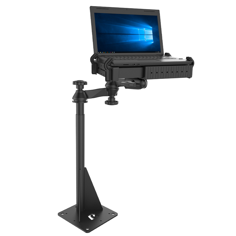 RAM laptop yleiskiinnike autoon kiinnitys auton lattiiaa