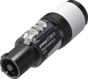 powerCON Power-OUT johtoliitin Neutrik harmaa 6-12mm