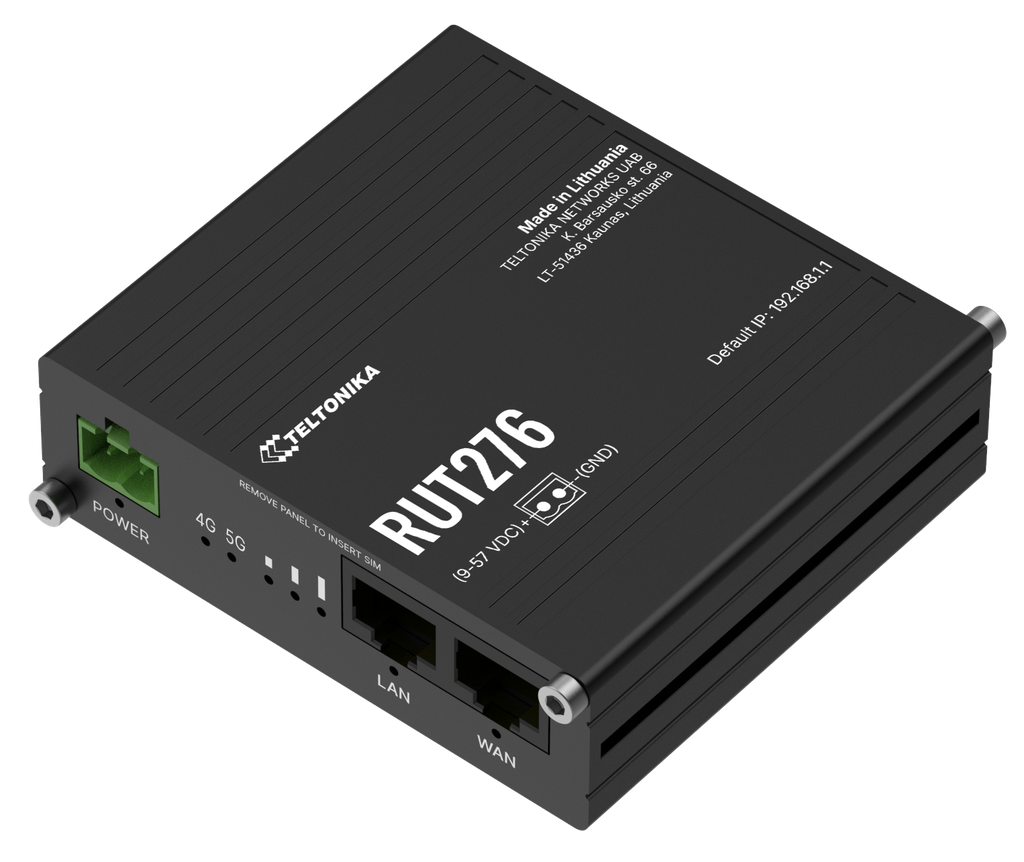 4G/5G-reititin RedCap RS232/RS485 WiFi4  2xEthernet CAT4