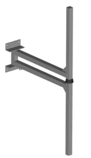 RHA68-tukiasema 68-88 MHz 2dBi N-uros sis. kiinn AETM160-1