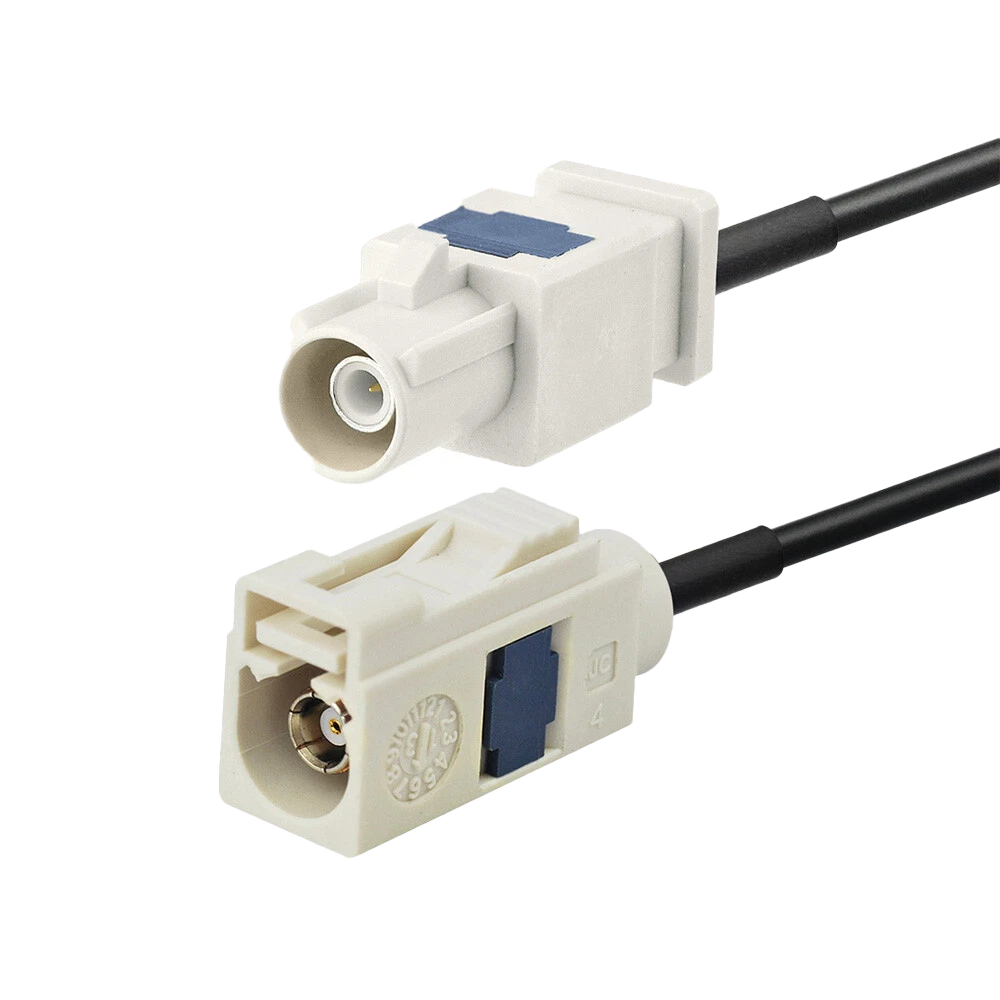 Fakra B-uros/Fakra B-naaras 4 m HF195 välijohto