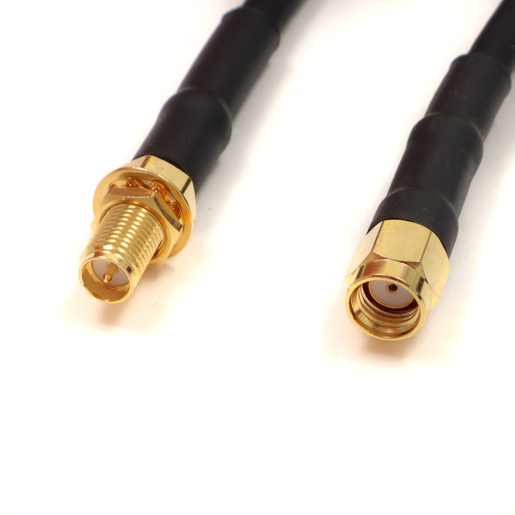 SMA RP-uros/SMA RP-naaras 8 m välijohto HF214