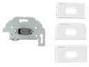 KDC DisplayPort  90° naaras/naaras adapteri