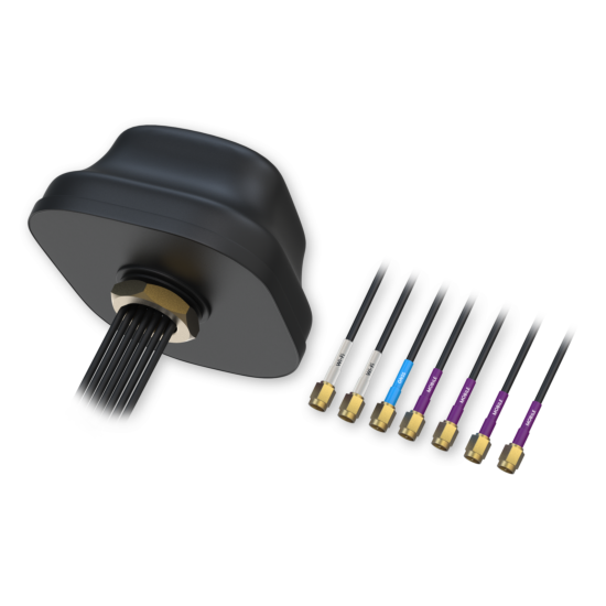 Teltonika 5G antenni M2M/IOT käyttöön 4x4 MiMo GPS/GNSS WiFi 617-4200 MHz 3m kaapeli SMA-uros liitin