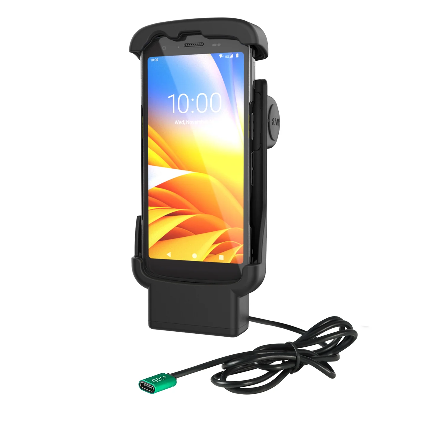 RAM USB-C-telakka Zebra TC22/TC27 – suojakuorella