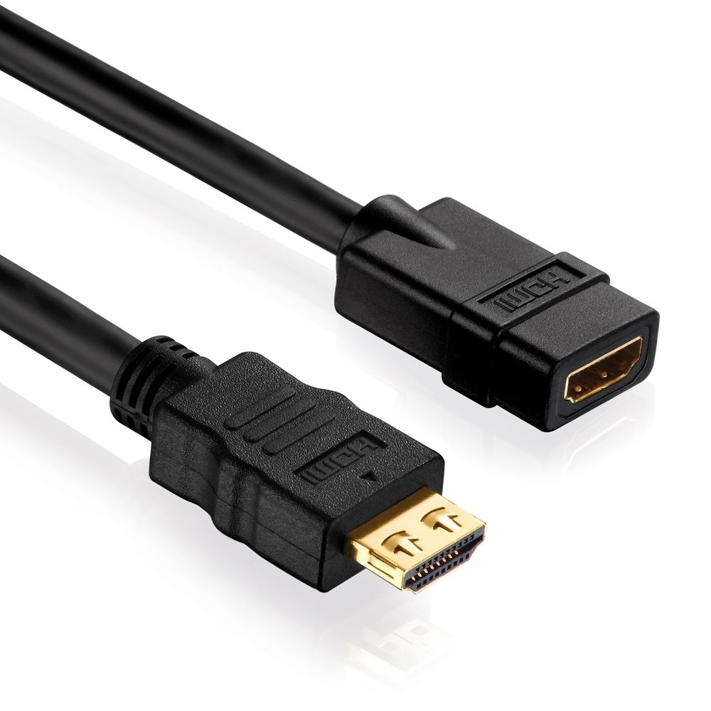 HDMI-hane/HDMI-hona kabel 2.0 SLS™ (Secure-Lock-System™)
