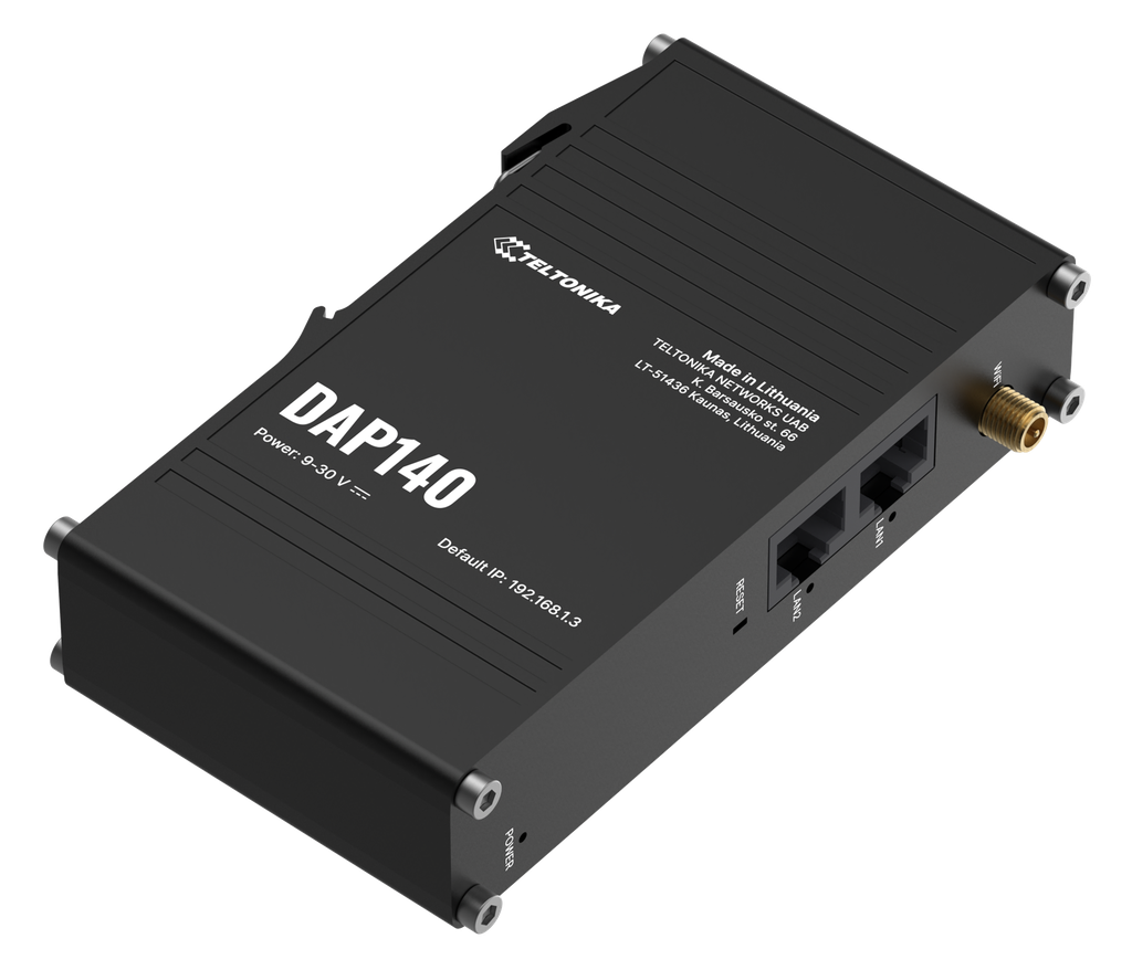 WiFi4-accesspunkt 2.4 GHz 802.11b/g/n 2×Ethernet