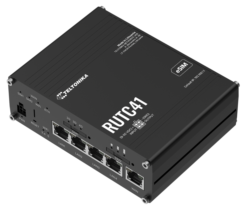4G-router med edge computing, WiFi 6, 2× SIM, Cat 4