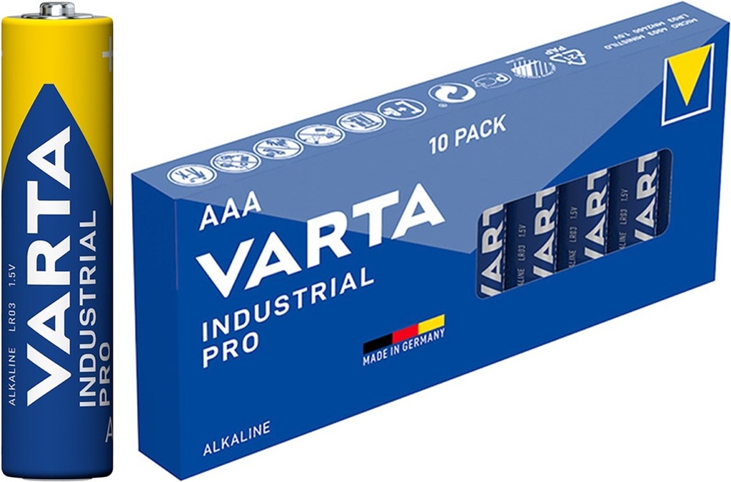LR03/AAA (Micro) alkalineparisto 10 kpl Varta  