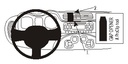 ProClip autokohtainen kiinnike keskelle Fiat Panda 2013-2021