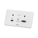 HDMI/VGA HDBaseT förlängare sändare 4K@40 m EU-platta
