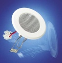 Speaker 50 mm, 8 ohm, white, with clips, 10 W, 150-20000 Hz, IP54