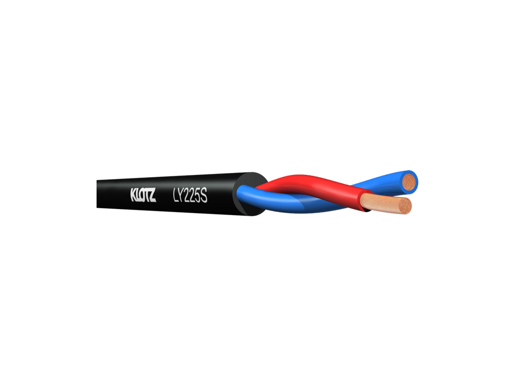 KLOTZ speaker cable, black PVC CU, K500