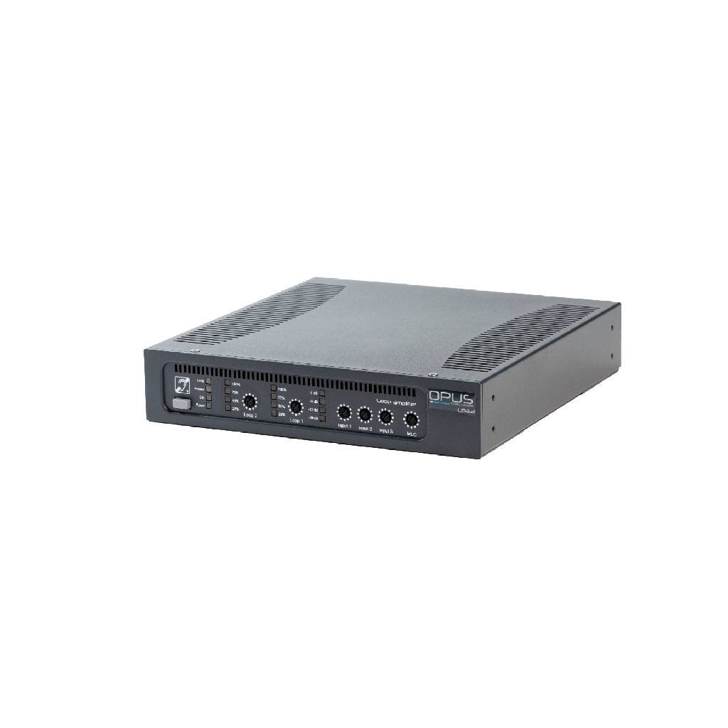 Induktiosilmukkavahvistin 2x5 A 600 m² alue