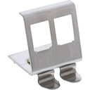 Keystone metalli räkkipaneeli din kiskolla 2 porttien  