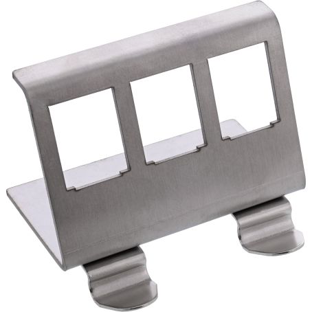 Keystone metalli räkkipaneeli din kiskolla 6 porttien