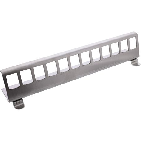 Keystone metalli räkkipaneeli din kiskolla 12 porttien 