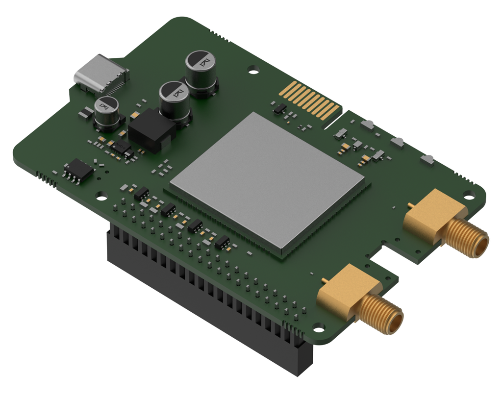 Sulautettu modeemi Raspberry Pi HAT+ GPIO USB PCM