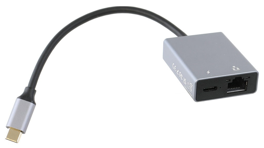 Brodit USB-C Hub PD 100 W + Gigabit Ethernet