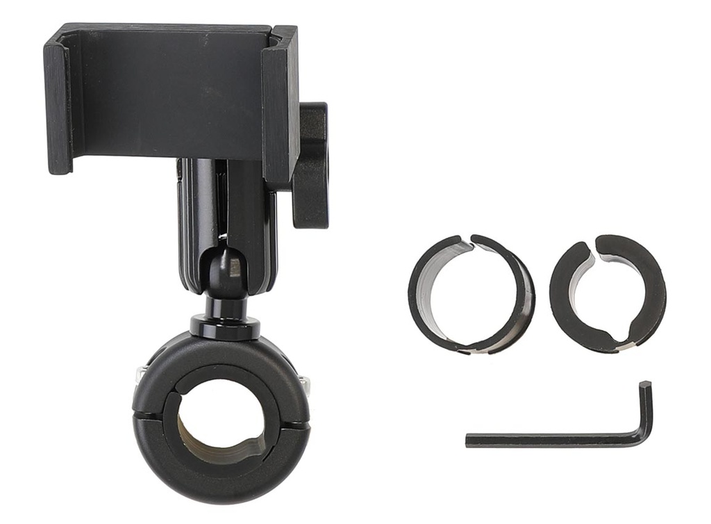 Teline ohjaustankoon Ø20-32 mm, jalusta 71mm, pidike 56-92 mm