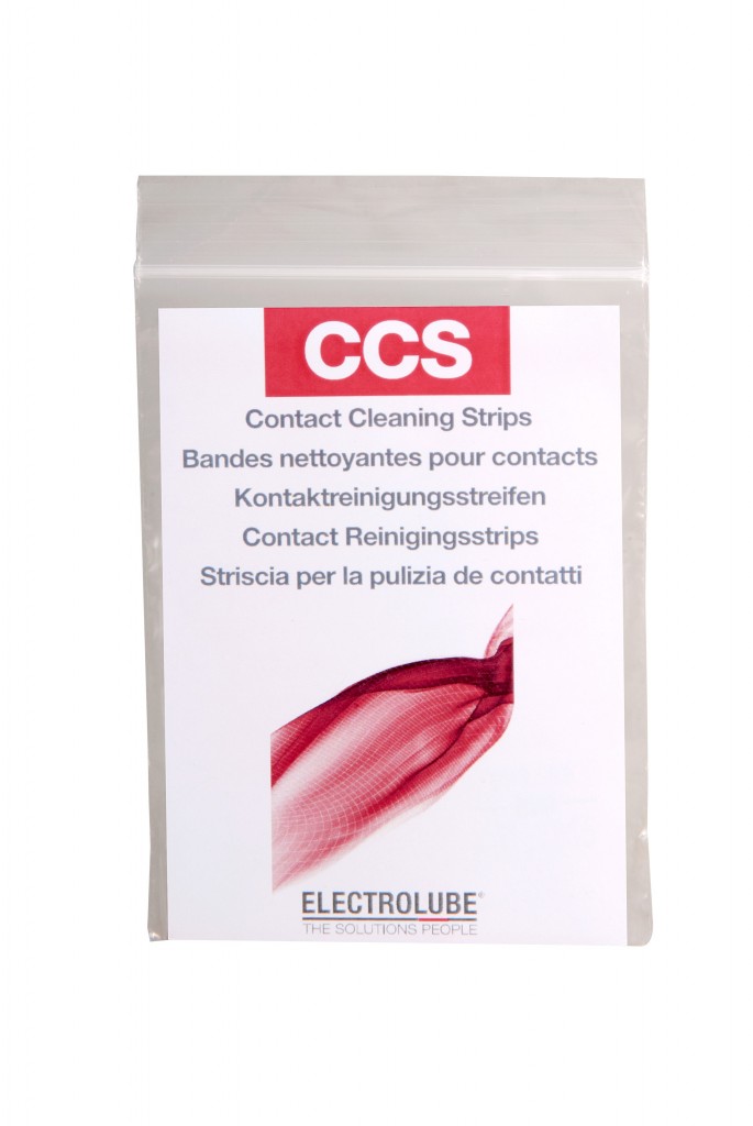 Electrolube CCS – Contact Cleaning Strips, 20 pcs