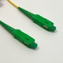 Kytkentäkuitu SM SC-APC/SC-A simpl Fibrain gold G657A1 LS0H