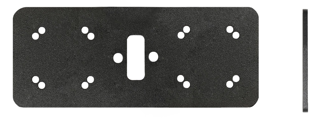 Brodit 217211 dual mounting plate for floor stand 217210