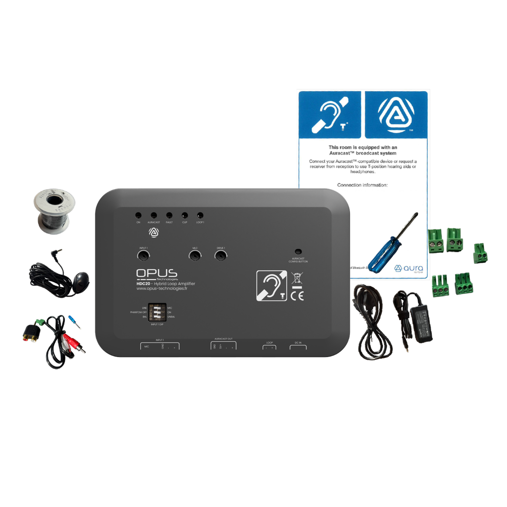Induktiosilmukkavahvistin KIT HMD1.0-SA