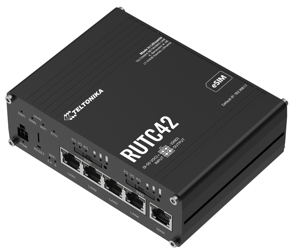4G -reititin 2 modeemia Egde reunalaskenta WiFi6 2xSIM Load Balancing CAT4
